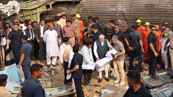 Odisha Train Accident Modi Visit 2