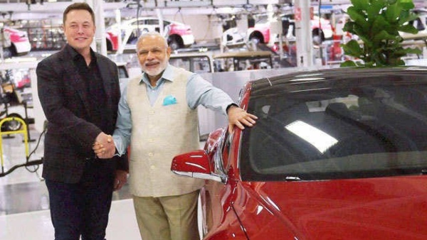 PM Modi Meets Elon Musk