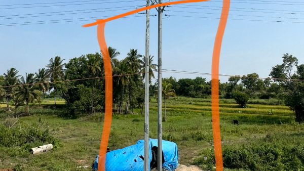 Electric Pole Bracing Stolen In Bengaluru