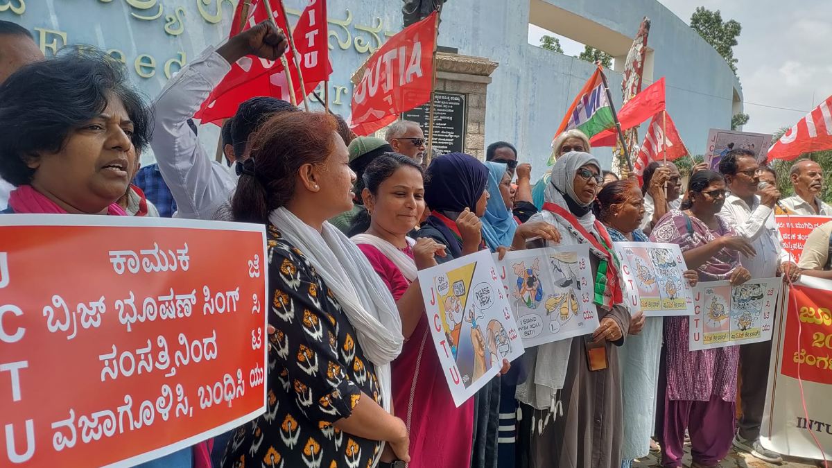 Activists, farmers, students stage protest in support of wrestlers 