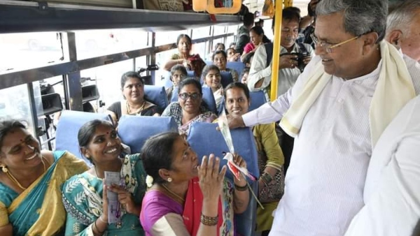 Shakti Scheme: Massive increase in number of women passengers- crowding at bus stops