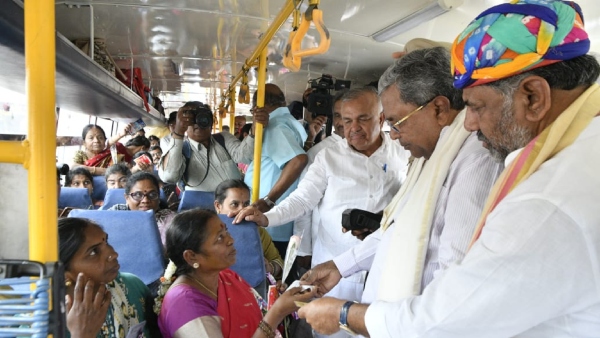 Shakti scheme in Karnataka: Free bus travel gives Congress pro-Hindu push