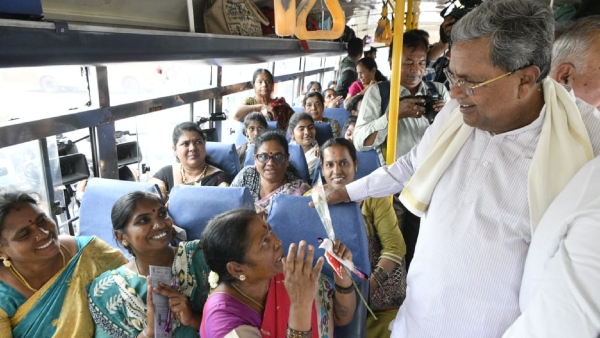 Shakti scheme in Karnataka: Free bus travel gives Congress pro-Hindu push