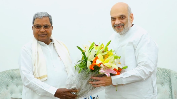Siddaramaiah Meets Amit Shah