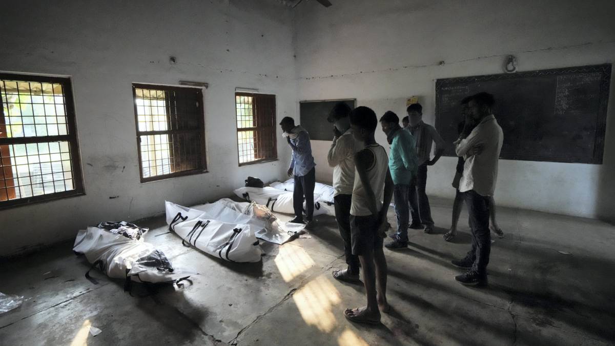 Odisha Train Accident: Bodies Stored in Refrigerated Trucks Odisha Train Accident: Bodies Stored in Refrigerated Trucks