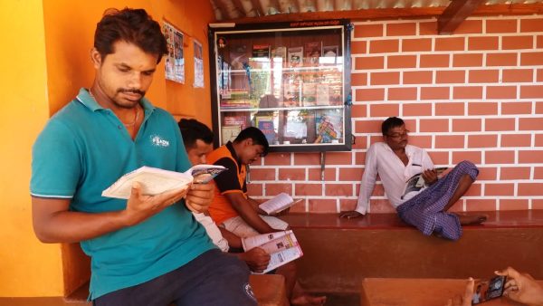 Puneeth Rajkumar Fans Renovated Hoskeri Bus Stand As A Libreary