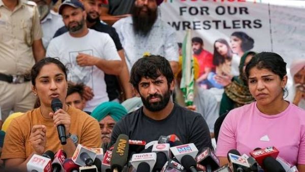 Wrestler Protest