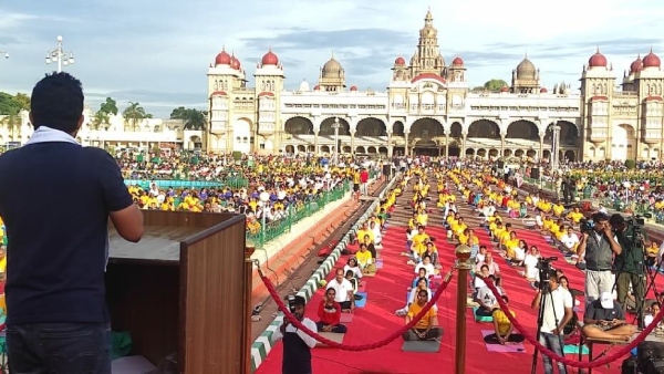 Yoga Day Preparation In Mysuru