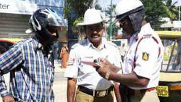 Bengaluru traffic police who are back on the road, they have started to catch the bike
