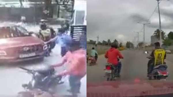 For Honking The Horn To Give Way Thugs Blocked Car And Attacked, Police 3 Accused Arrested