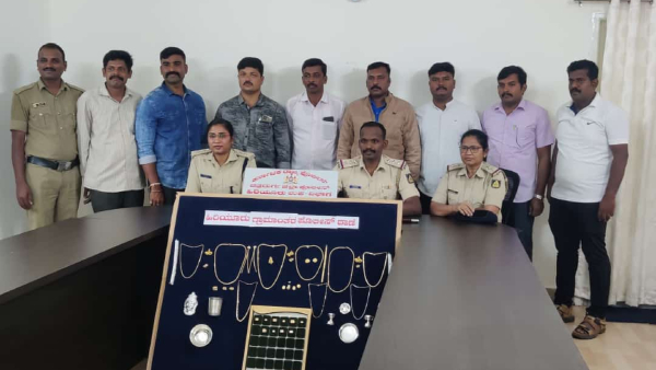 Theft Accused Arrested By Chitradurga District Hiriyur Police
