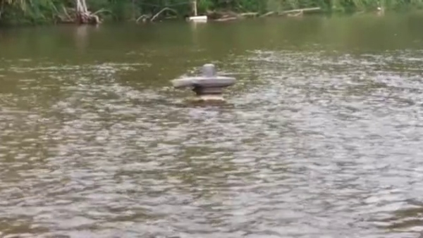 Nandi And God Shiva Idol Found In Bhadra River