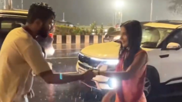 Couple Dance in Rain