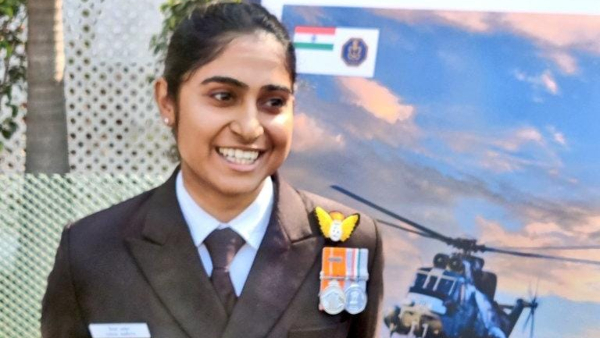 Lt Commander Disha Amrith Participating In Bastille Day Parade