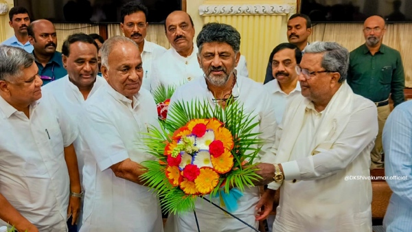 D.K.Shivakumar reaction on H.D.Kumaraswamy Pendrive politics