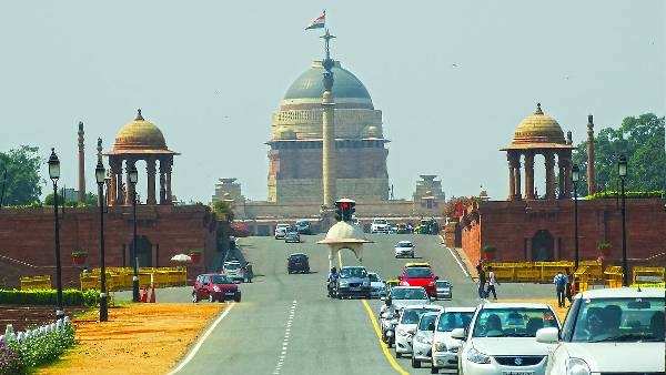 Drunk Driving Man Punches Rashtrapati Bhavan