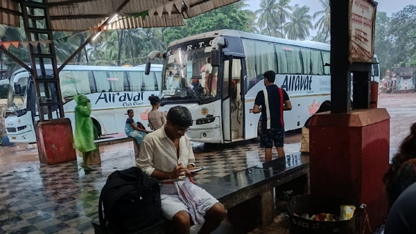 Gokarna Bus Stop Is Lacking In Facilities For Passengers