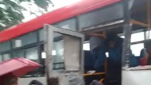 Hassan: KSRTC bus accident, one Passenger death