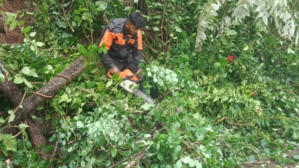 Heavy Rain At Chikkamagaluru
