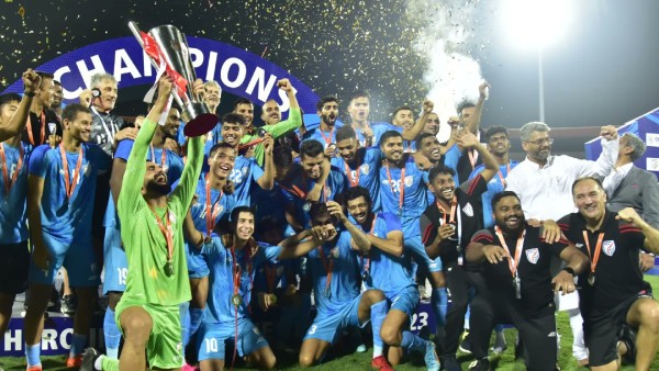 Indian football team is champion for the 9th time! shout of Vande Mataram rang out in stadium