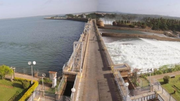 Water Level Increasing In Krishnarajasagara Dam