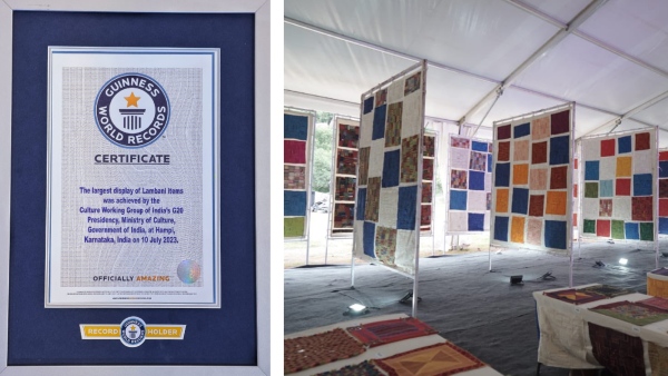 Lambani Community 450 Women Artisans Holds Guinness Record: Mallikarjun Kharge Appreciates Lambani Community 450 Women Artisans Holds Guinness Record: Mallikarjun Kharge Appreciates