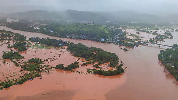 Maharashtra rains: Man stuck on tree in flooded river rescued after 12 hours