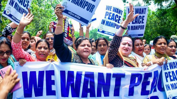 Tribal Women Being Paraded Naked: Huge Protest Rally In Manipur 