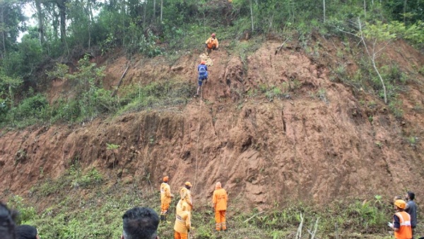 Monsoon Rain NDRF Mock Drill At Hebbettageri Madikeri