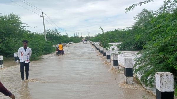 Water level Increase in Krishna river, Raichur district people worried 
