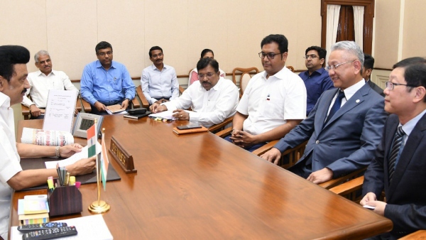 1,600 crore investment contract in Tamil Nadu for Foxconn unit manufacturing 1,600 crore investment contract in Tamil Nadu for Foxconn unit manufacturing