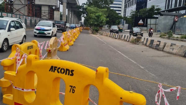 Bengaluru Traffic: Devarabeesanahalli Faces Slow Traffic from Monday Due to Metro Pillar Construction