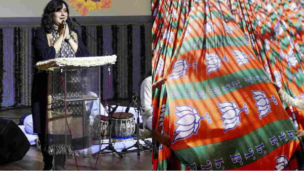 bearers of the Delhi BJP bearers of the Delhi BJP