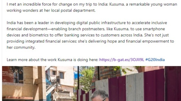 bill-gates-impressed-by-bengalurus-female-post-master bill-gates-impressed-by-bengalurus-female-post-master