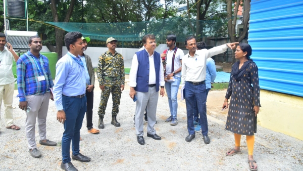 BBMP Officials Gave Green Signal To Pattabhiramanagara Biogas Unit Trial run BBMP Officials Gave Green Signal To Pattabhiramanagara Biogas Unit Trial run