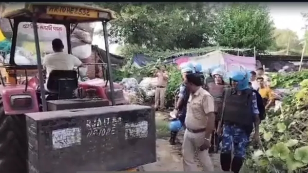 UP bulldozer came to Haryana: 250 houses of violence accused destroyed!