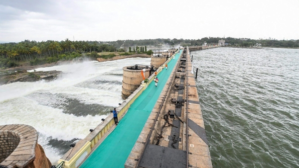 Cauvery river water flow up before supreme court hears Karnatakas argument