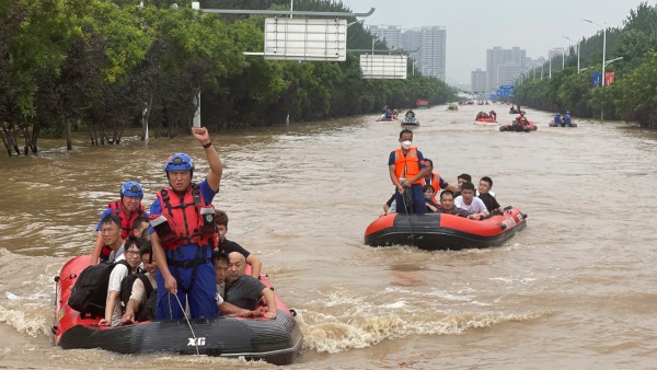Massive Flooding and Rain creates history in China 