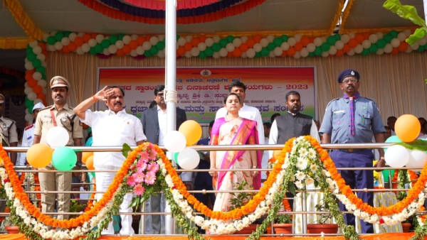 Independence Day 2023 celebration in Chitradurga