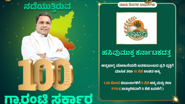 Siddaramaiah government completes 100 days Successfully 