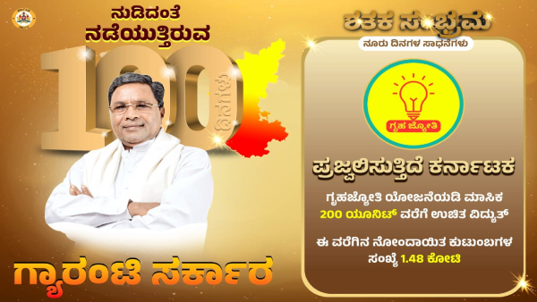 Siddaramaiah government completes 100 days Successfully 