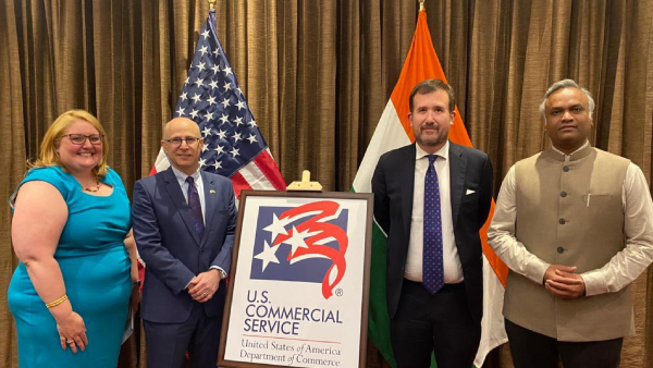 Consul General Of The American Embassy Who Made The First Official Visit To Bangalore
