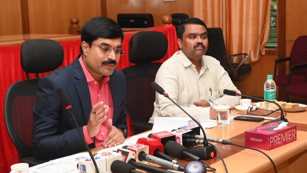 Davangere DC Reaction About Couple And Son Found Died In America