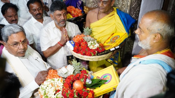 Guarantee Schemes Successful Implementation By Blessings Of Devi Says DCM DK Shivakumar 