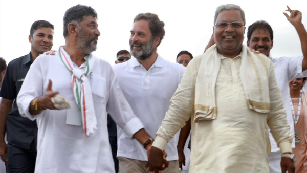 DK Shivakumar Demanded Rahul Gandhi Member Of Parliament Disqualifying Order Should Clear