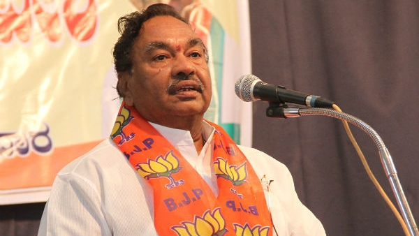 KS Eshwarappa Demands That The Agriculture Minister Be Dropped From The Cabinet