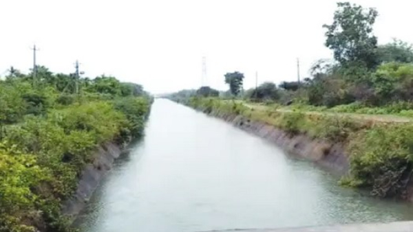 Water Release From Gajanur Reservoir To Tunga Upper Bank Canal