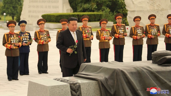 North Korea president Kim Jong Un visited farm lands after deadly cyclone
