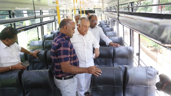 KSRTC Introduced Prototype Bus Provided For Point To Point And Express Operation