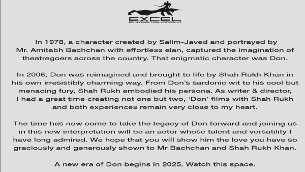 Don 3: Farhan Akhtar Announces New Era Start: Fans Root for Shahrukh Khan, Not Ranveer Singh